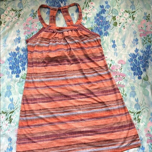 Prana Cantine Terra Soleil Striped Dress - M - Picture 7 of 14